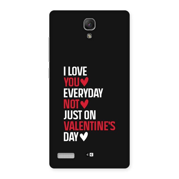I Love You Everyday Back Case for Redmi Note