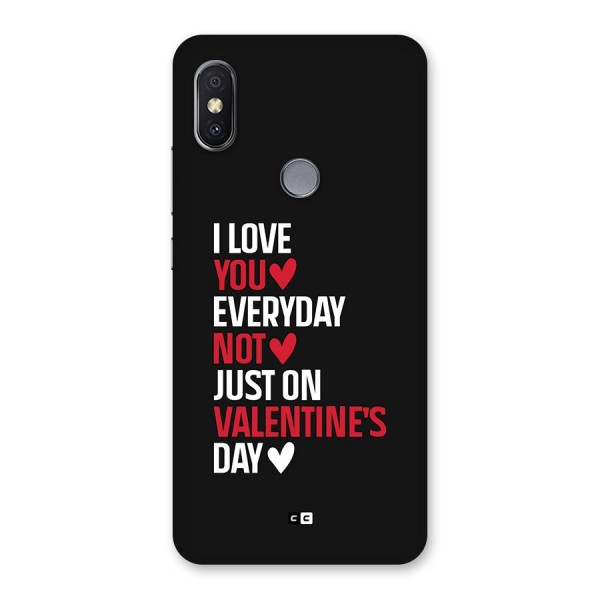 I Love You Everyday Back Case for Redmi Y2