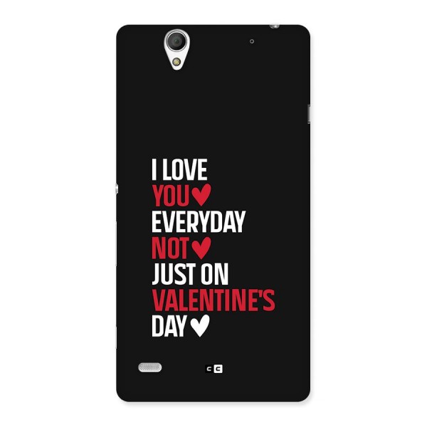 I Love You Everyday Back Case for Xperia C4