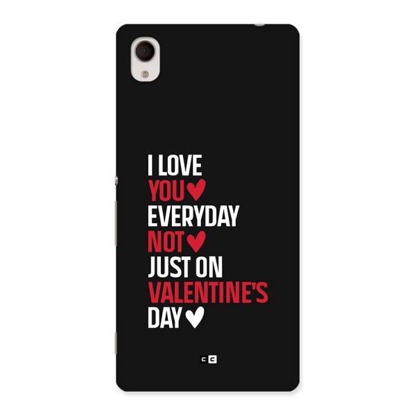 I Love You Everyday Back Case for Xperia M4