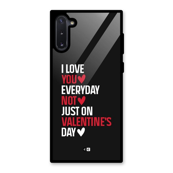I Love You Everyday Glass Back Case for Galaxy Note 10