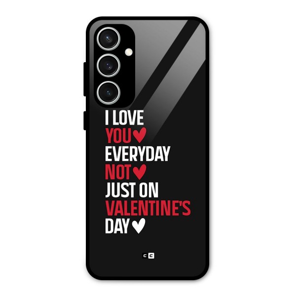 I Love You Everyday Glass Back Case for Galaxy S23 FE