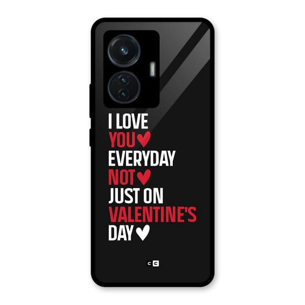 I Love You Everyday Glass Back Case for iQOO Z6 44W