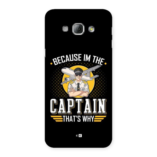 I M Captain Back Case for Galaxy A8
