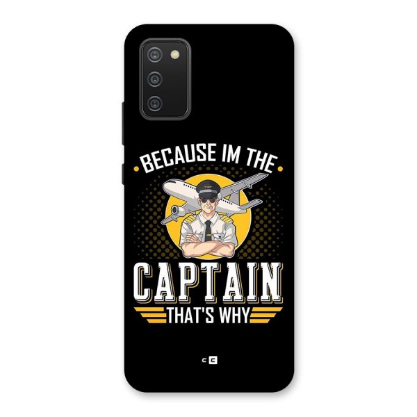 I M Captain Back Case for Galaxy M02s