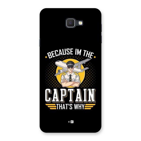 I M Captain Back Case for Galaxy On7 2016
