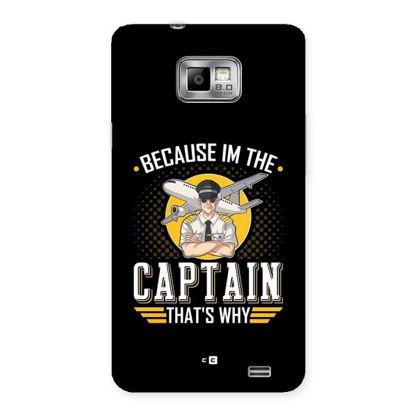 I M Captain Back Case for Galaxy S2