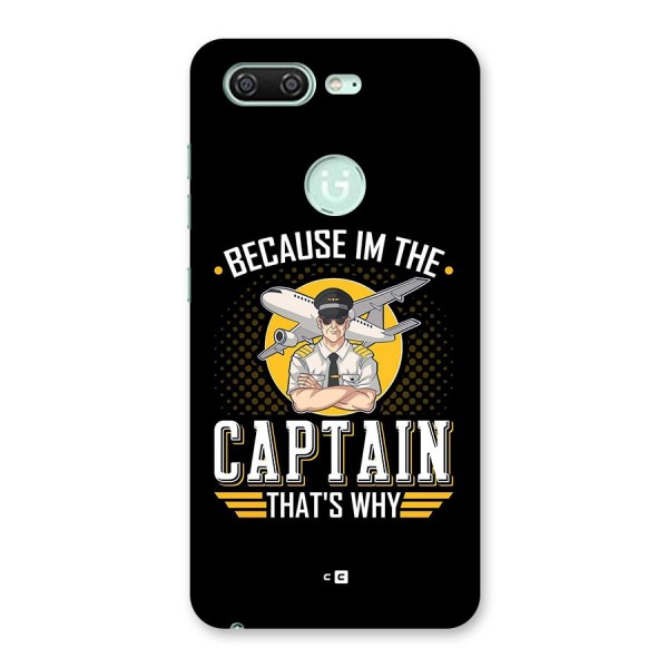 I M Captain Back Case for Gionee S10