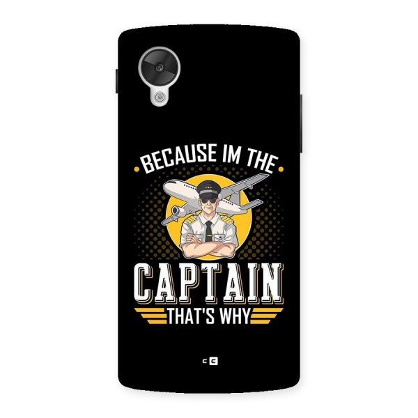 I M Captain Back Case for Google Nexus 5