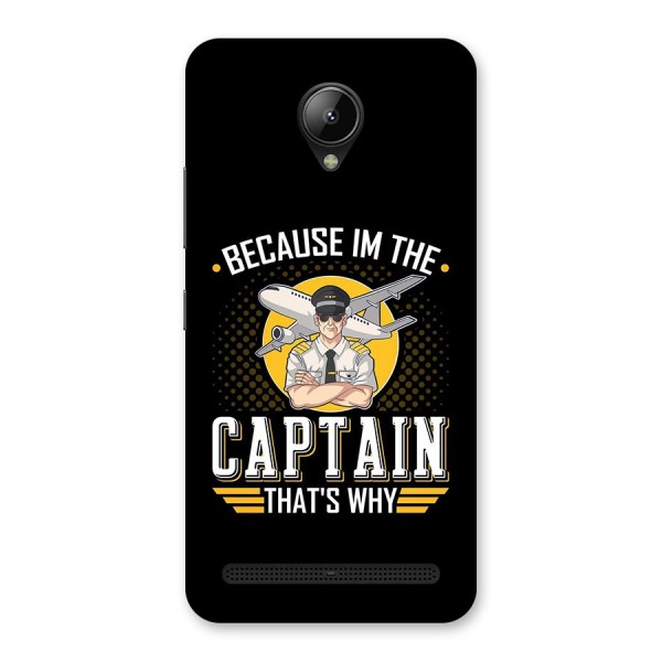 I M Captain Back Case for Lenovo C2
