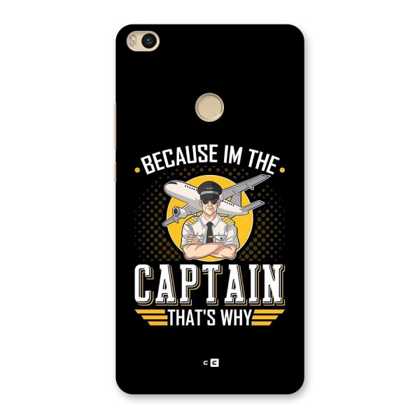 I M Captain Back Case for Mi Max 2