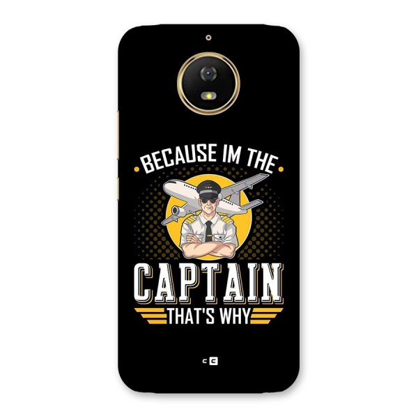 I M Captain Back Case for Moto G5s