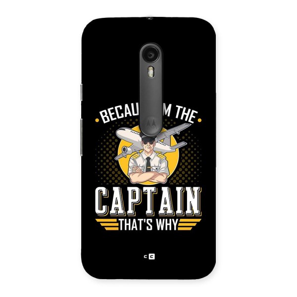 I M Captain Back Case for Moto G Turbo