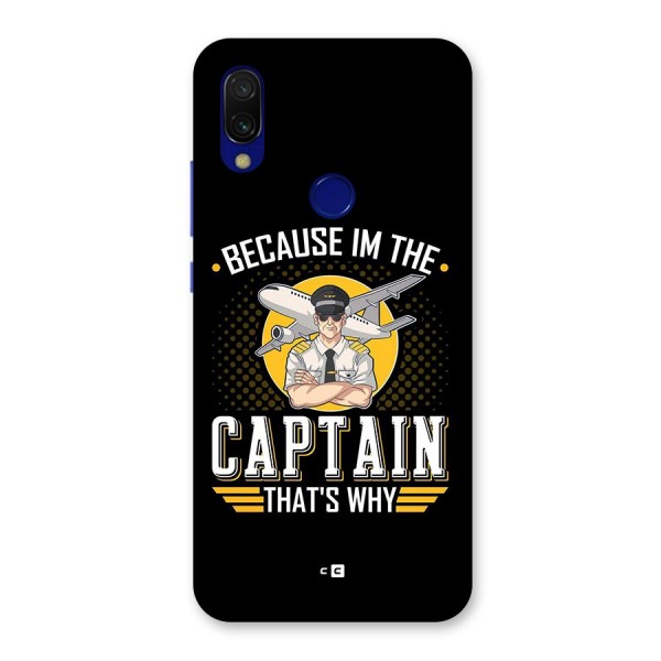 I M Captain Back Case for Redmi 7