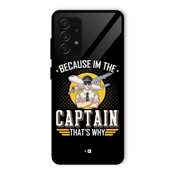 I M Captain Glass Back Case for Galaxy A53 5G