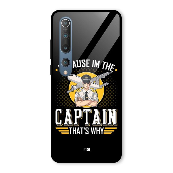 I M Captain Glass Back Case for Mi 10