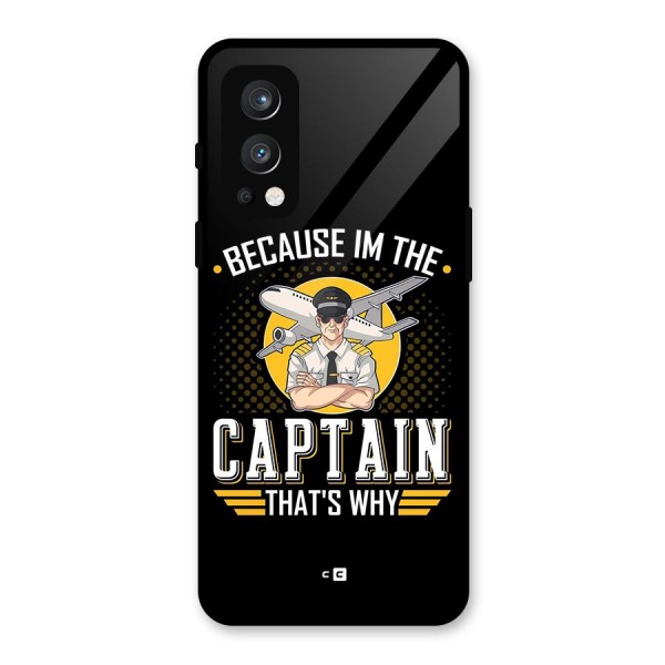 I M Captain Glass Back Case for OnePlus Nord 2 5G