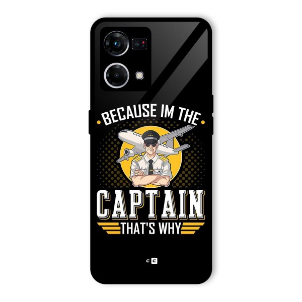 I M Captain Glass Back Case for Oppo F21 Pro 4G