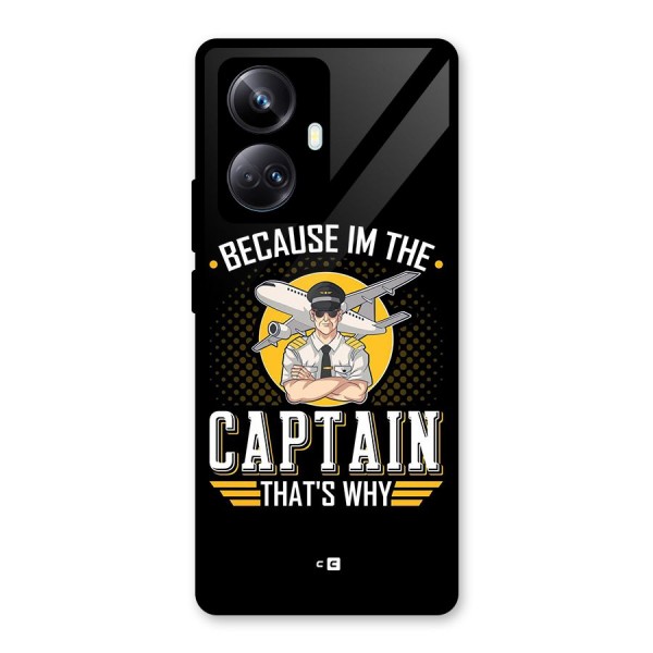 I M Captain Glass Back Case for Realme 10 Pro Plus