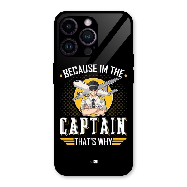 I M Captain Glass Back Case for iPhone 14 Pro Max