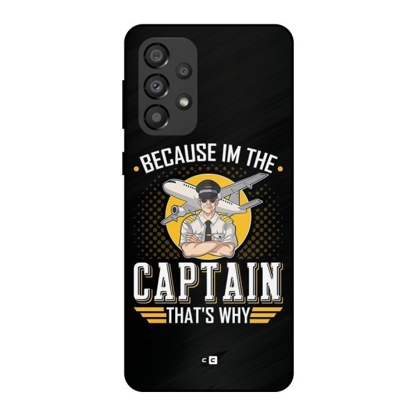 I M Captain Metal Back Case for Galaxy A33 5G