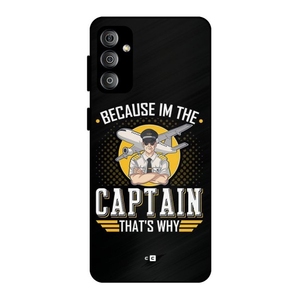 I M Captain Metal Back Case for Galaxy F23