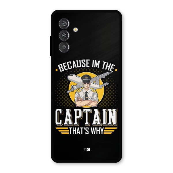 I M Captain Metal Back Case for Galaxy M14 5G