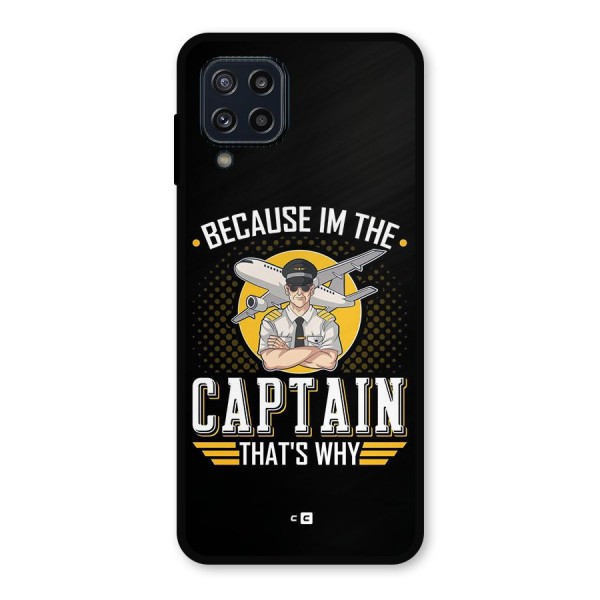 I M Captain Metal Back Case for Galaxy M32