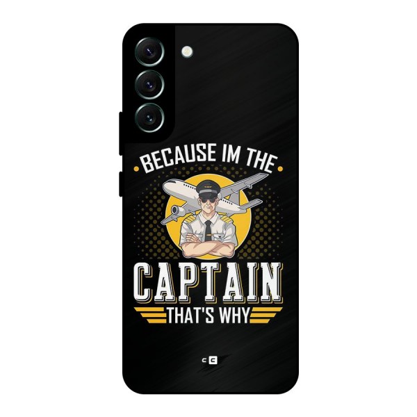 I M Captain Metal Back Case for Galaxy S22 Plus 5G