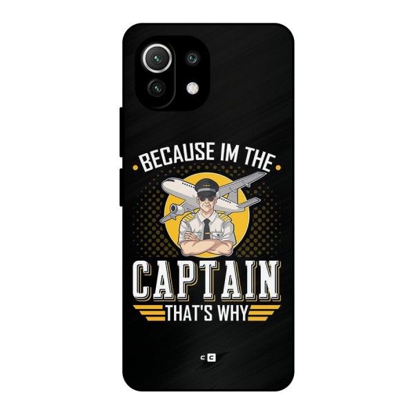 I M Captain Metal Back Case for Mi 11 Lite