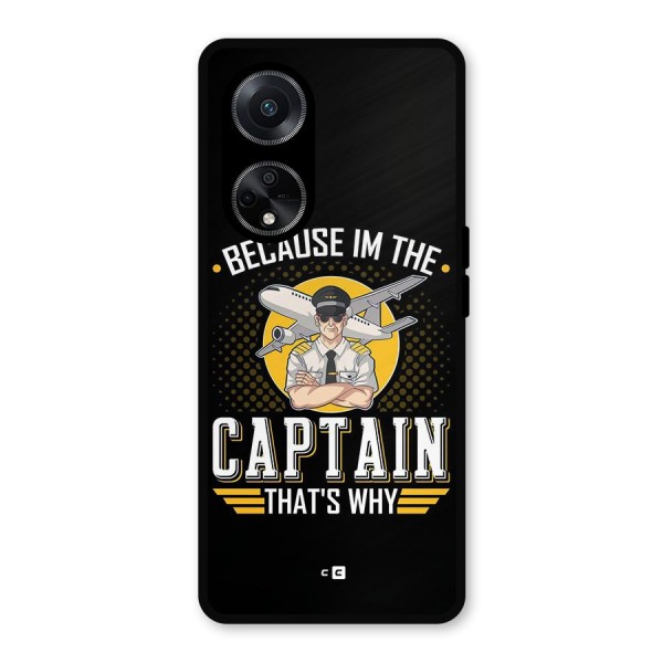 I M Captain Metal Back Case for Oppo F23