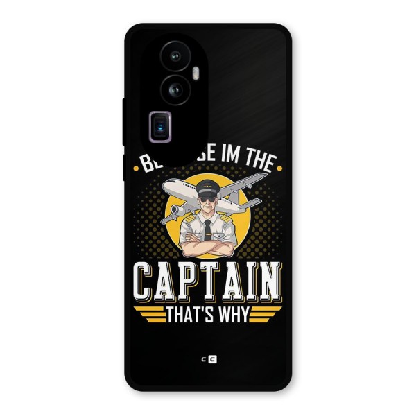 I M Captain Metal Back Case for Oppo Reno10 Pro Plus