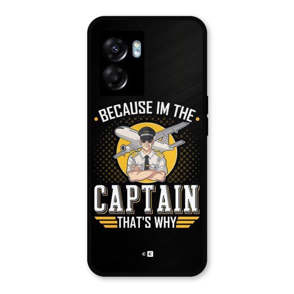 I M Captain Metal Back Case for Realme Narzo 50 5G