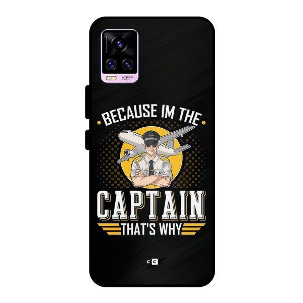 I M Captain Metal Back Case for Vivo V20 Pro