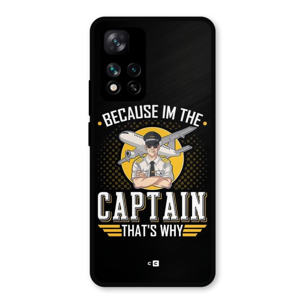 I M Captain Metal Back Case for Xiaomi 11i Hypercharge 5G
