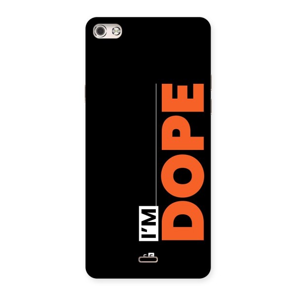 I am Dope Back Case for Canvas Silver 5