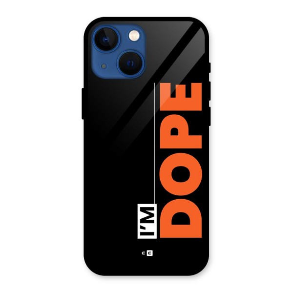 I am Dope Glass Back Case for iPhone 13 Mini