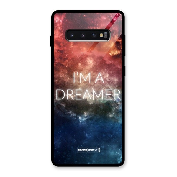 I am a Dreamer Glass Back Case for Galaxy S10 Plus