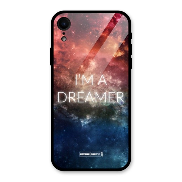 I am a Dreamer Glass Back Case for iPhone XR