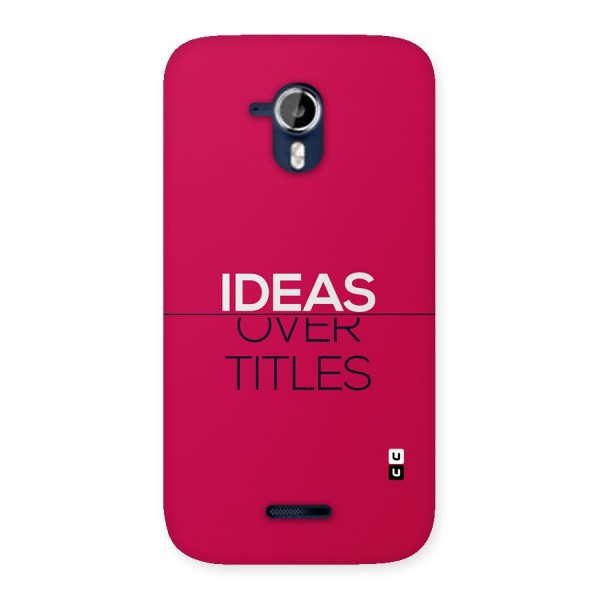 Ideas Over Titles Back Case for Canvas Magnus A117