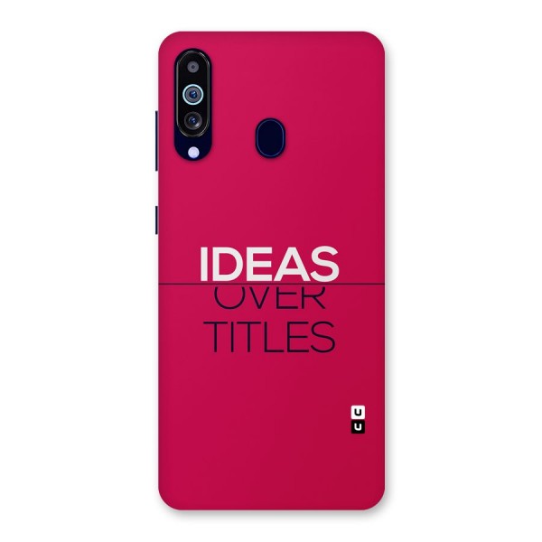 Ideas Over Titles Back Case for Galaxy M40