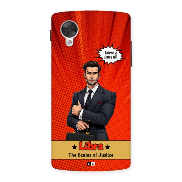 Impartial Libra Back Case for Google Nexus 5