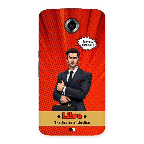 Impartial Libra Back Case for Google Nexus 6