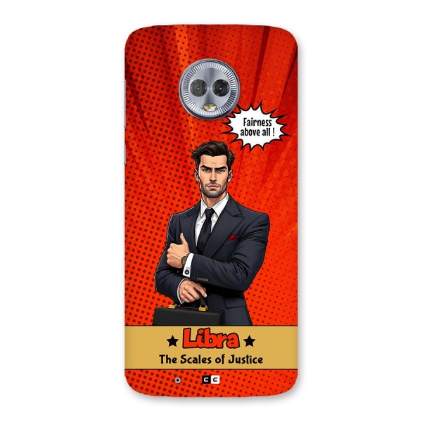 Impartial Libra Back Case for Moto G6