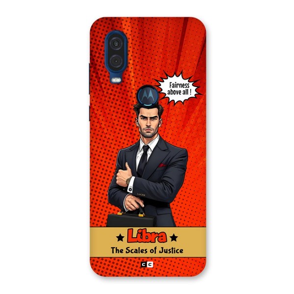 Impartial Libra Back Case for Motorola One Vision