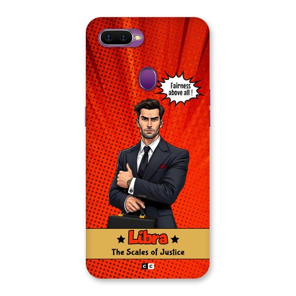 Impartial Libra Back Case for Oppo F9