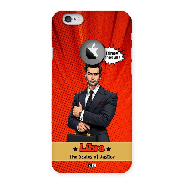Impartial Libra Back Case for iPhone 6 Logo Cut