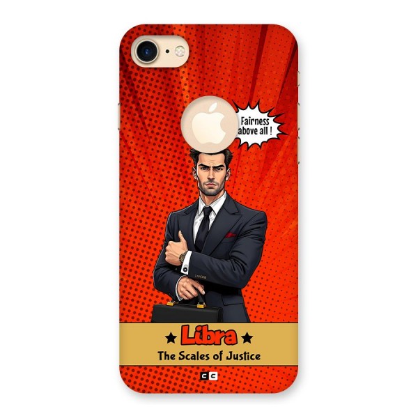 Impartial Libra Back Case for iPhone 7 Logo Cut