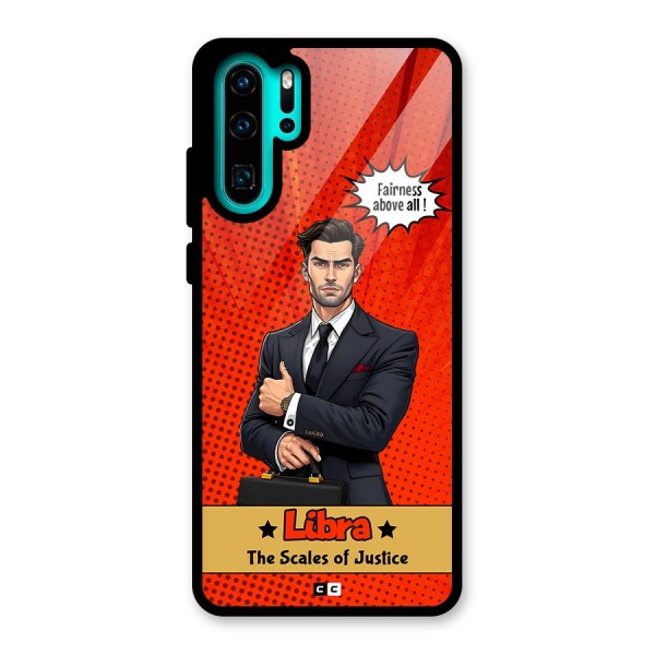 Impartial Libra Glass Back Case for Huawei P30 Pro