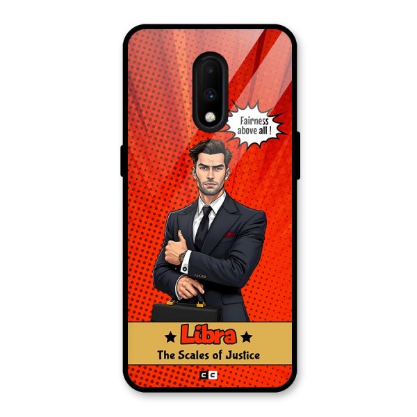 Impartial Libra Glass Back Case for OnePlus 7